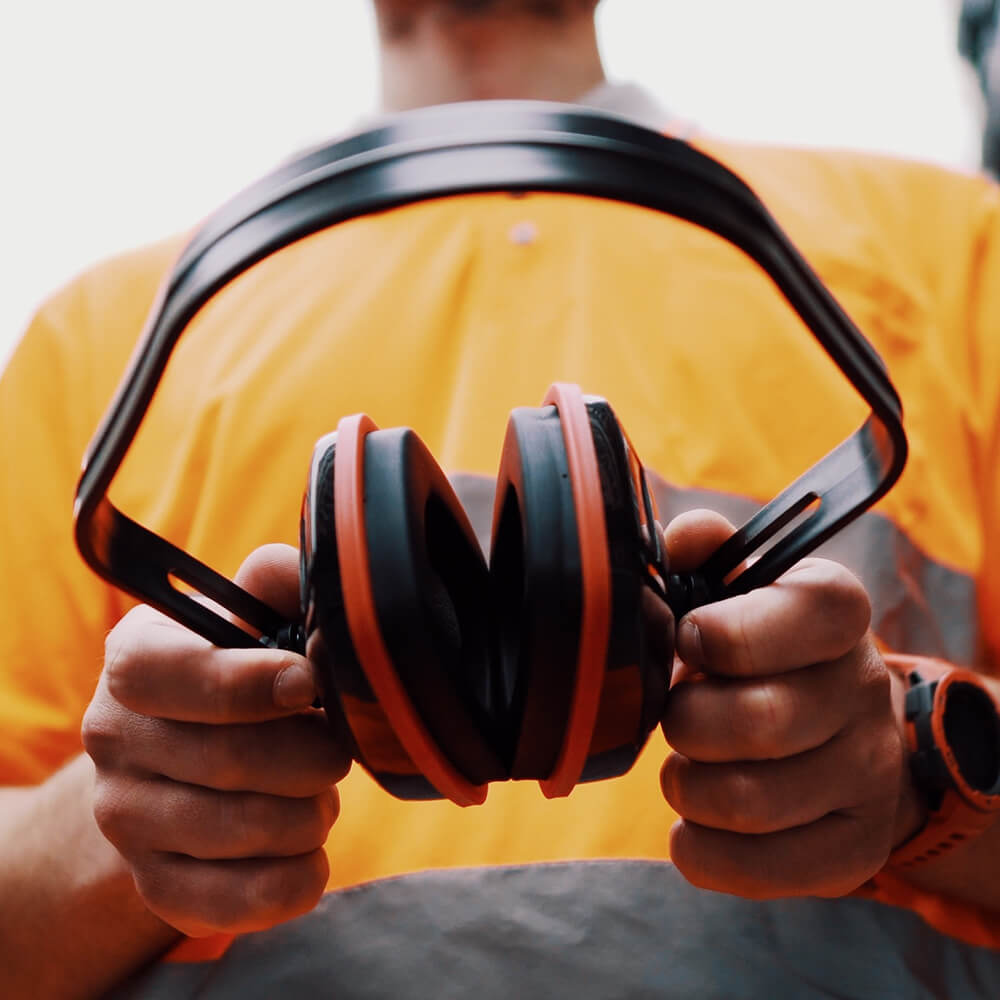 construction worker hearing protection